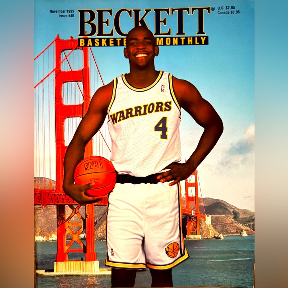 Beckett Basketball Monthly November 1993 #40 Chris Webber Cover